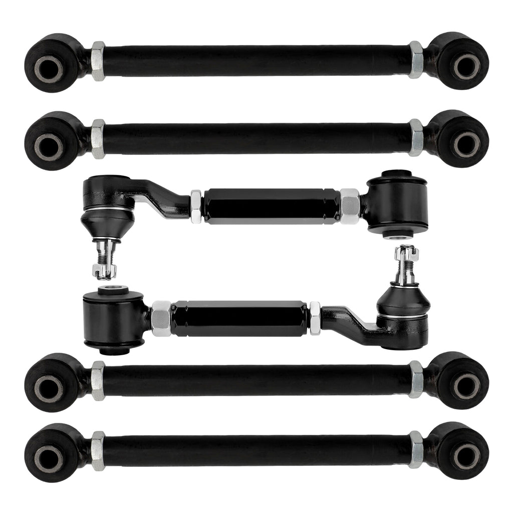 6 Pcs Rear Upper Lower Control Toe Camber Arms geschikt voor Honda Accord 2003-2007