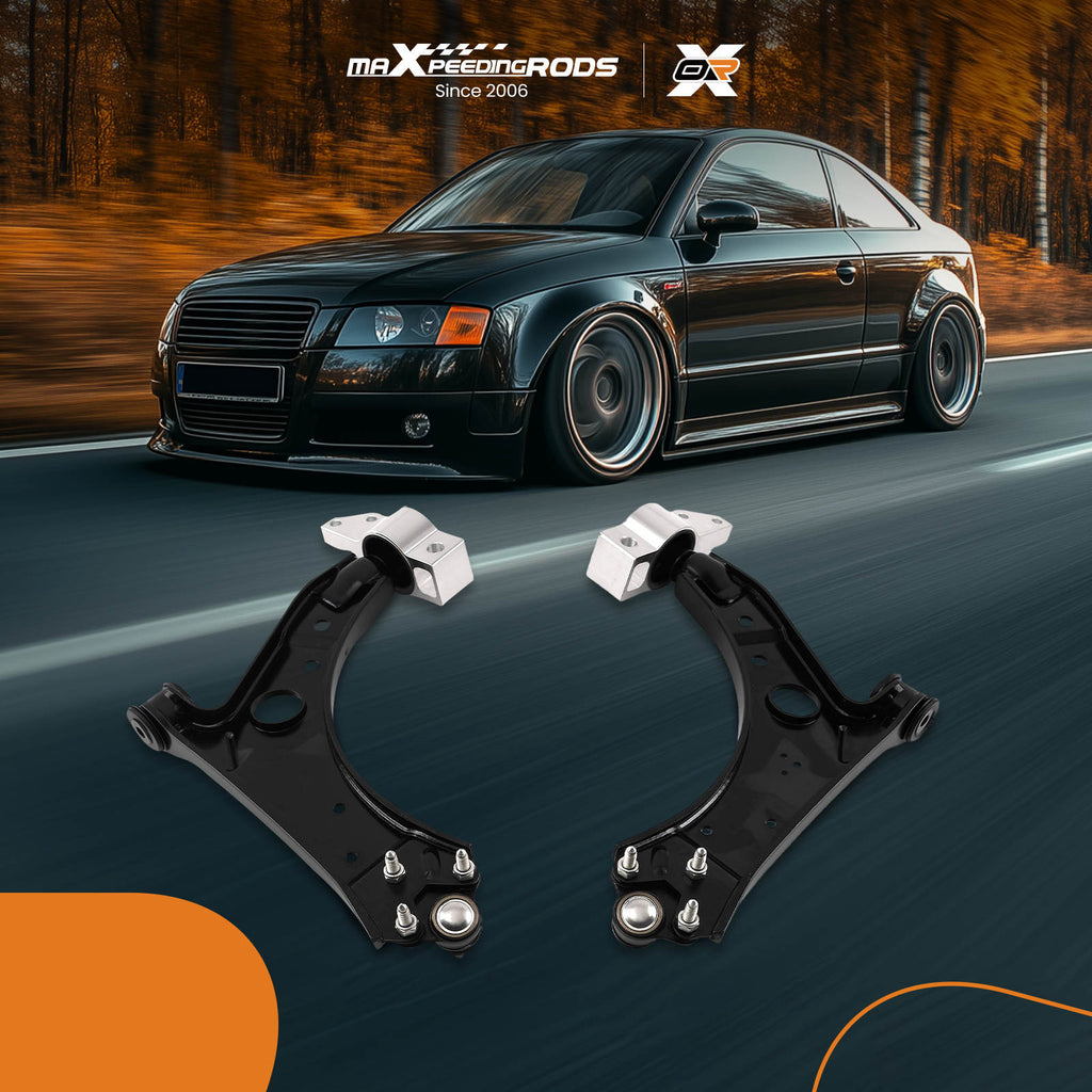 FRONT LOWER SUSPENSION WISHBONE ARMS compatible for VW GOLF MK5 MK6 TOURAN compatible for AUDI A3 8P compatible for SKODA
