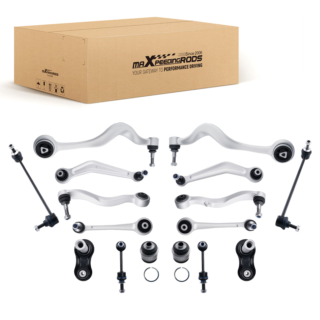 16X FRONT REAR SUSPENSION WISHBONES TRACK CONTROL ARMS geschikt voor BMW 5 SERIES E60 E61