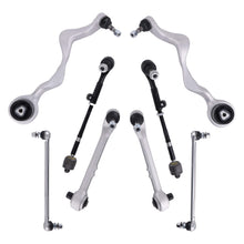 Load image into Gallery viewer, 8pcs Front Control Arm Bar Link Tie Rod End Kit compatible for BMW E90 328i 335i E82 128i