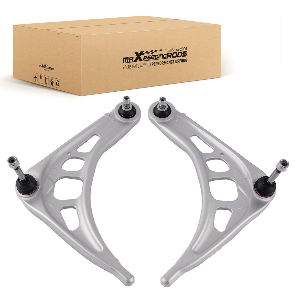 2X FRONT LOWER SUSPENSION WISHBONE CONTROL ARMS geschikt voor BMW 3 SERIES E46 Z4 E85 E86