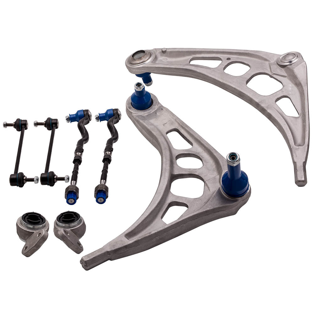 Wishbone Suspension Control Arm Kit Compatible with BMW E46 3 Series Z4 E85 Front Lower Suspension Arms