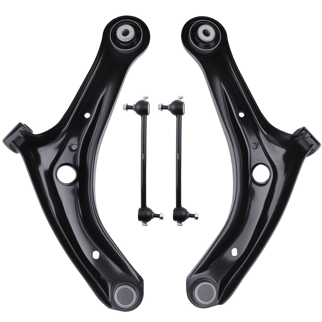 Compatible for Ford Fiesta 2x Lh Rh Front Lower Suspension Control Wishbone Arm Left Right suspension arms