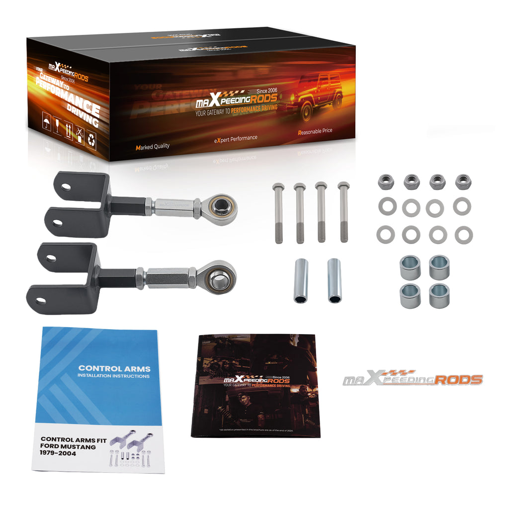 Geschikt voor Ford Mustang 1979-2004 Rear Upper Adjustable Control Arms with Bushing suspension arms