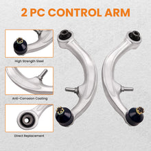 Load image into Gallery viewer, 2 Pcs Front Lower Rearward Control Arms compatible for Infiniti G35 03-07 Base Coupe RWD