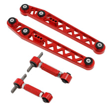 Load image into Gallery viewer, 6x Front Upper Rear Camber Kit + Lower Control arms For 1996-2000 compatible for Honda Civic