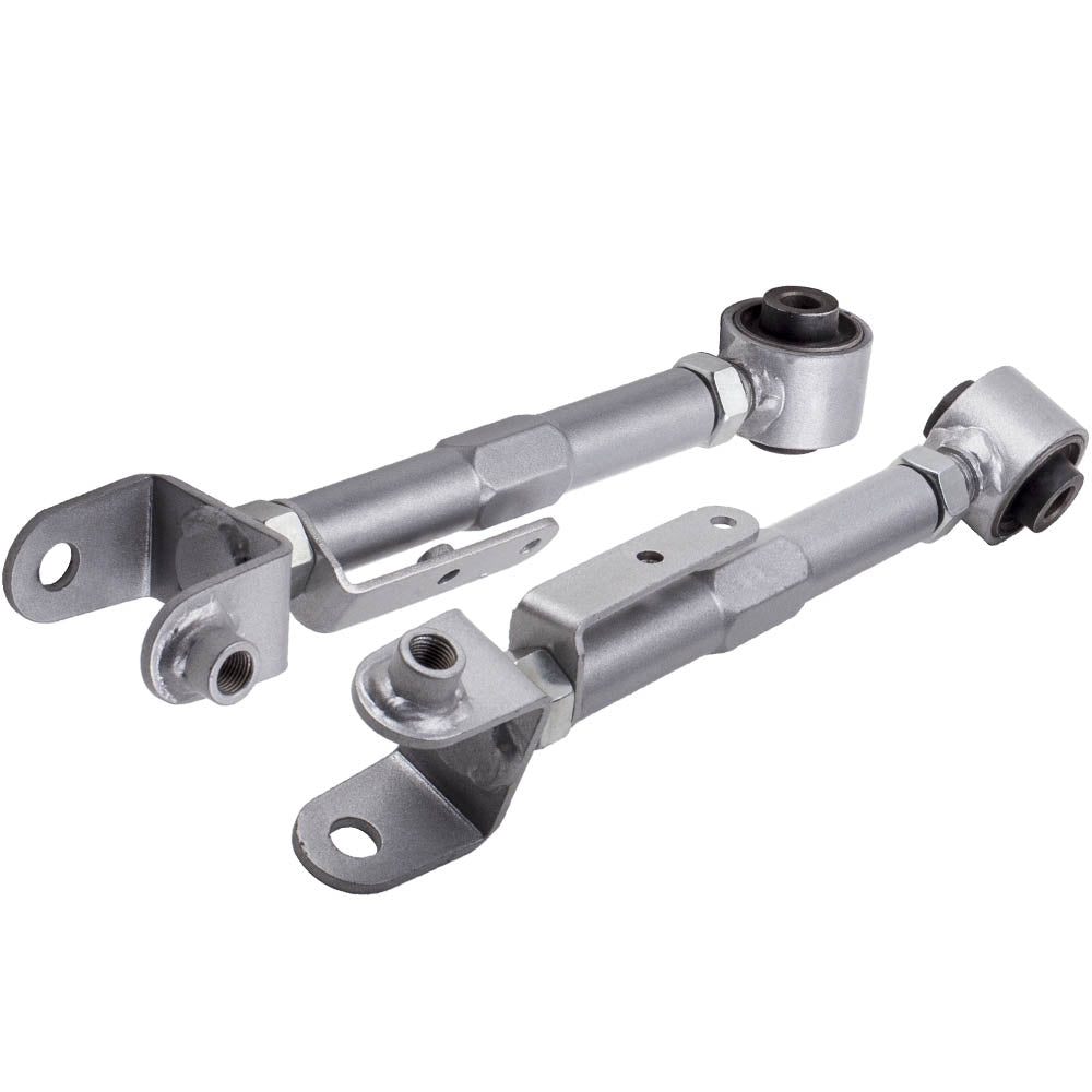 Geschikt voor Honda CRV 2002 - 2006 Silver Pair Rear Adjustable Camber Control Arms Kit suspension arms