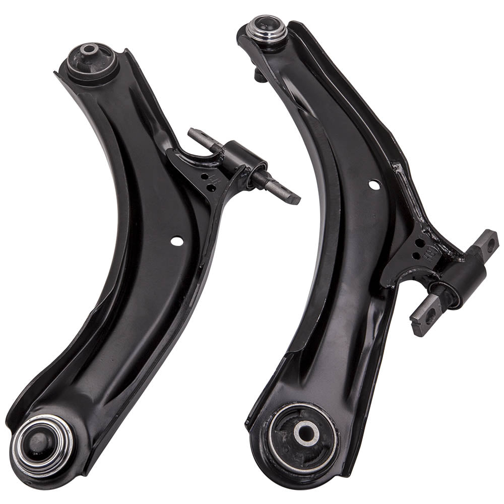 FRONT 2 Suspension LOWER WISHBONE ARMS PAIR LHRH compatible with NISSAN QASHQAI 2007-2013