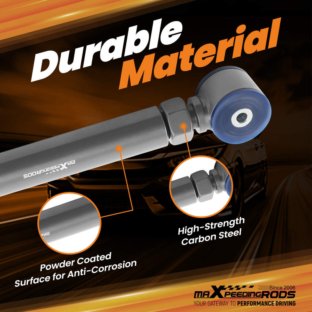 4x ADJUSTABLE CONTROL ARMS suitable for JEEP CHEROKEE XJ WRANGLER TJ 1984-2001