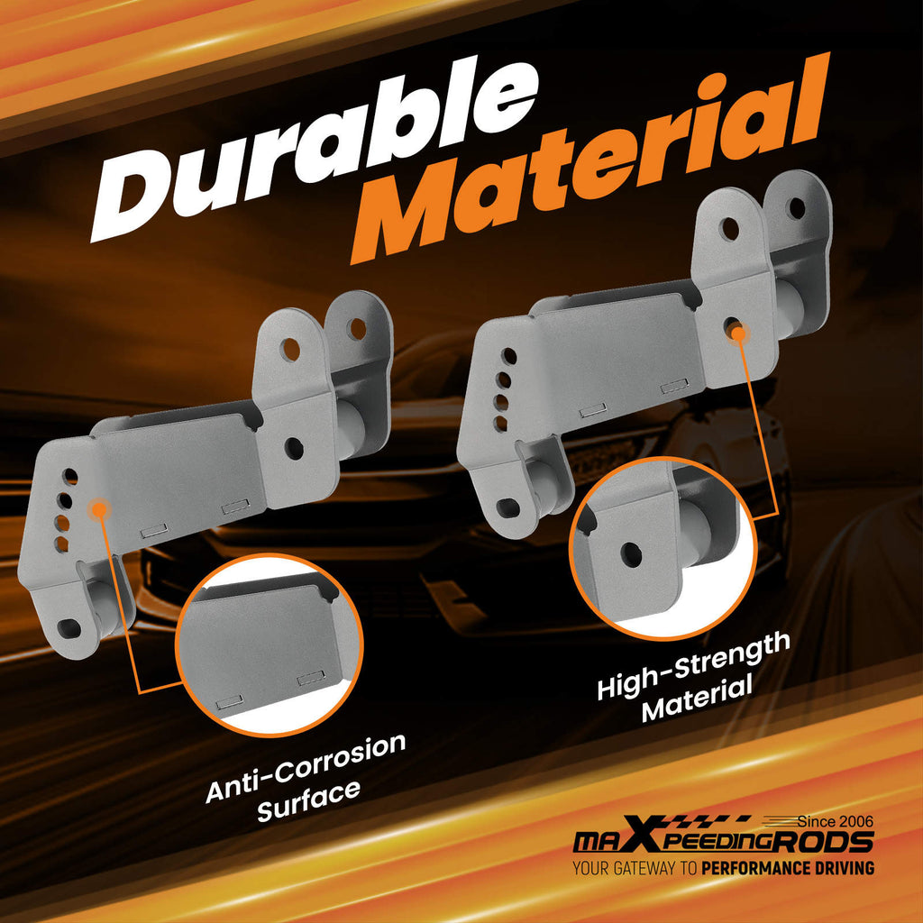 Correction Front Control Arms Bracket 2-4 Lift compatible for Jeep Wrangler JK/JKU 2007-18