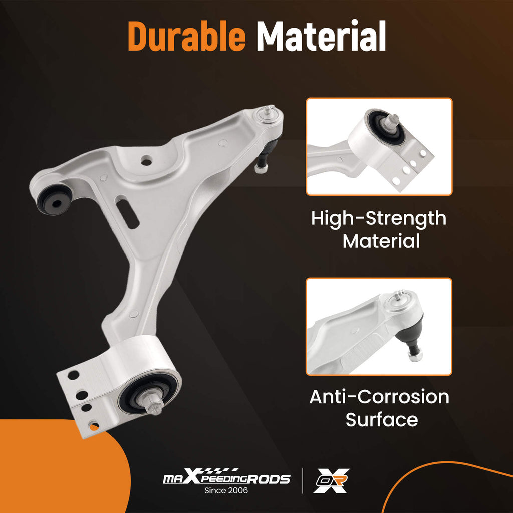 FRONT LOWER WISHBONE CONTROL ARMS BALL JOINT SWAY BAR compatible for CADILLAC BUICK LUCERNE