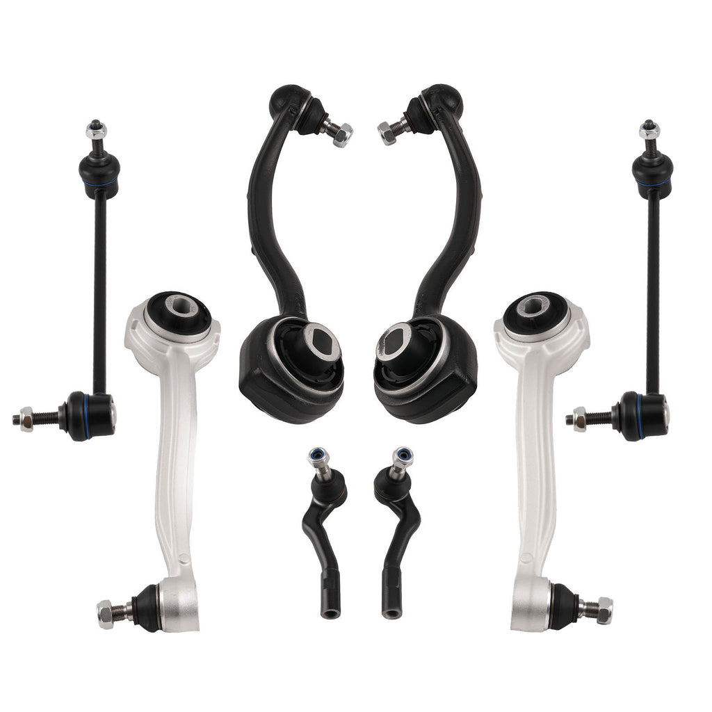 FRONT UPPER+LOWER CONTROL ARM WISHBONE compatible for MERCEDES-BENZ CL203 01-11 S203 W203