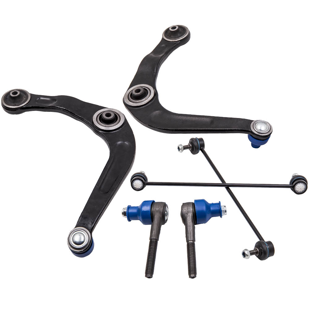 Geschikt voor Peugeot 206 2.0 HDi Front Wishbone Track Control Arm Tie Rod End Set Kit suspension arms