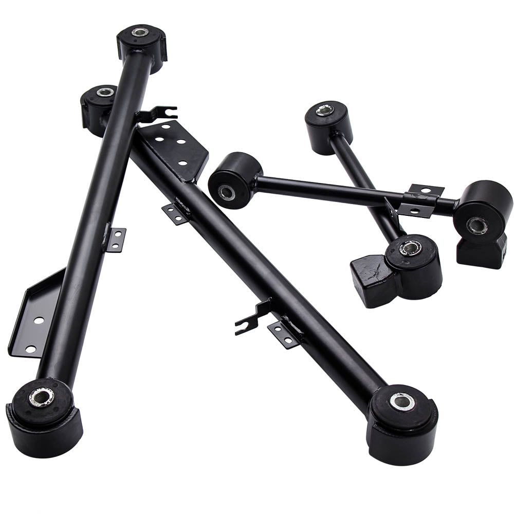 Trailing Arm Rear Upper and Lower Kit Set of 4 Compatible with Nissan Pathfinder QX4 Suspension Arms