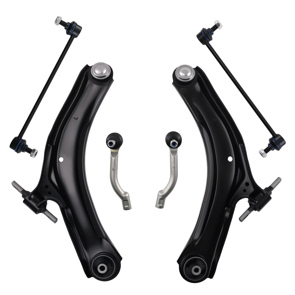 6 STUKS VOOR ONDERSTE DRAAGARMEN geschikt voor NISSAN QASHQAI +2 J10