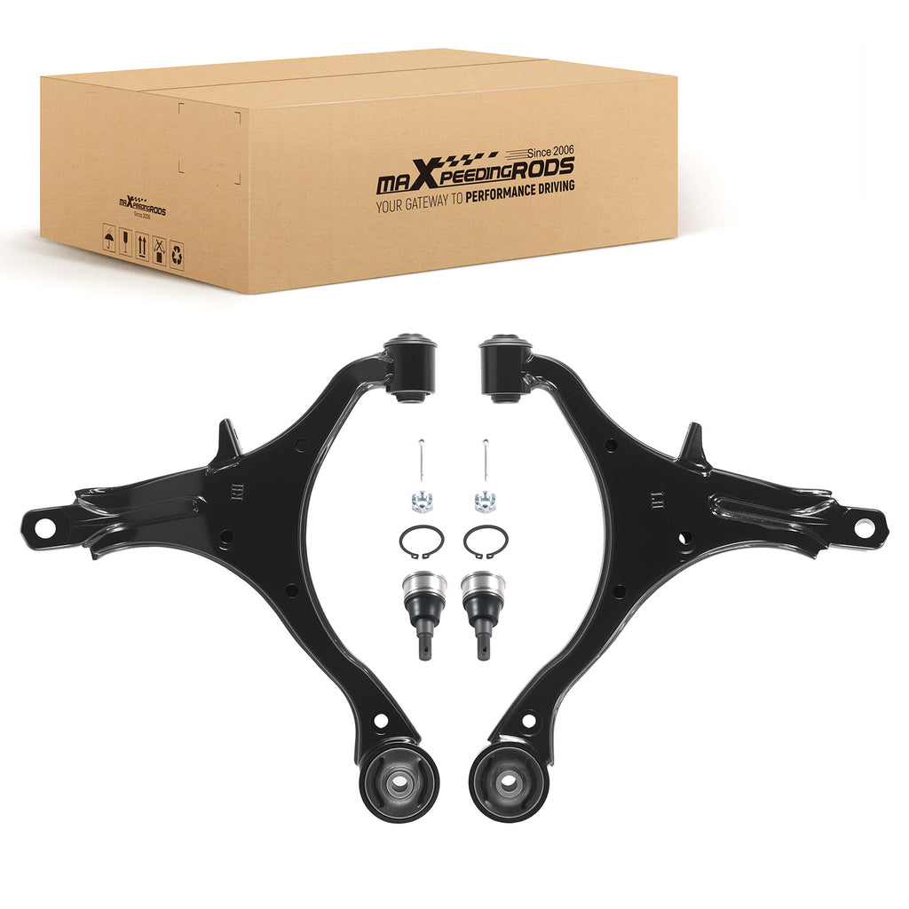2PCS FRONT LOWER CONTROL ARMS + BALL JOINT geschikt voor HONDA CRV RD4 RD5 RD7 2001-2006