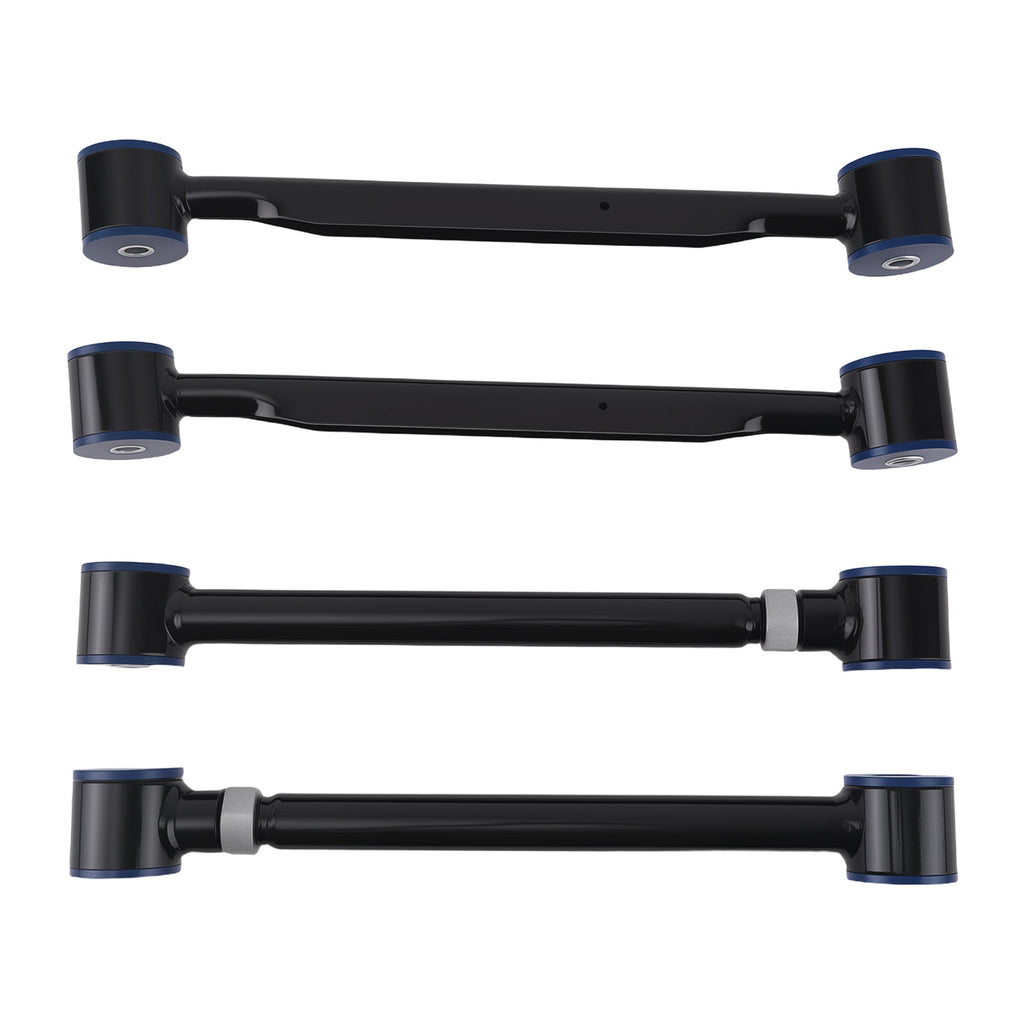 4 Pcs Rear Trailing Control Arms Upper + Lower Kit geschikt voor Buick Rainier 2004-2007