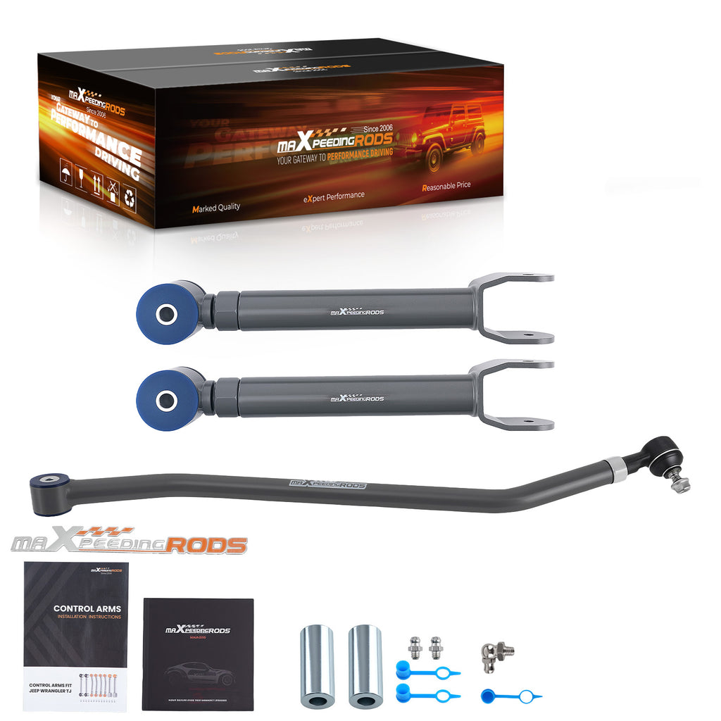 Brazo De Control Delantero Ajustable + Track Bar compatible for Jeep Grand Cherokee XJ