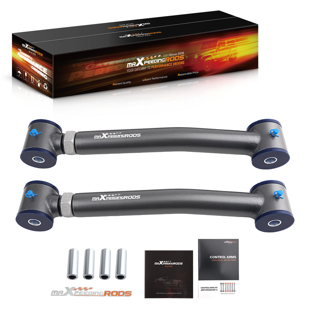 PAIR FRONT LOWER CONTROL ARMS geschikt voor JEEP WRANGLER TJ geschikt voor GRAND CHEROKEE ZJ geschikt voor CHEROKEE XJ