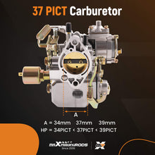 Load image into Gallery viewer, 37 Pict-3 Carburetor compatible for Volkswagen Beetle Super Beetle 1971-1979 Zinc Alloy