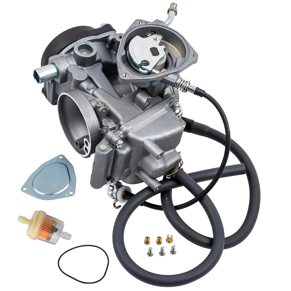 Carburetor Carb for ATV compatible with Yamaha 2000-2006 Kodiak 400 YFM400Big Bear 400, 2004-2006 Bruin 350, 2007-2011 Grizzly 350, 2007-2012 Grizzly 450, 2006-2009 Wolverine 350, 2007-2010 Wolverine 450