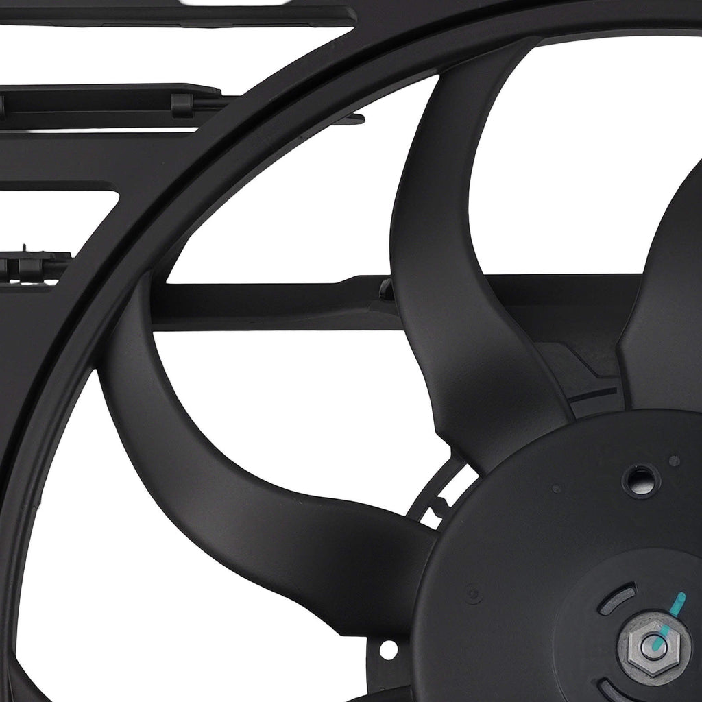 Compatible for AC Condenser Cooling Fan compatible for BMW 740i/750iL/Z8 1999-2003 64546921383 64548380776