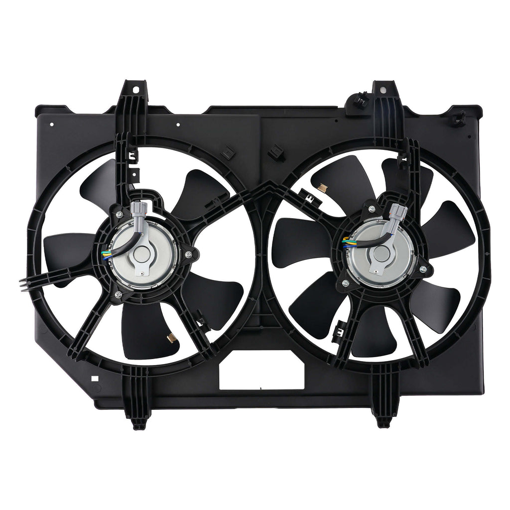 Cooling Fan 240 Watt compatible for Nissan X-Trail 2004-2013 214818H303 621908 4 Pin