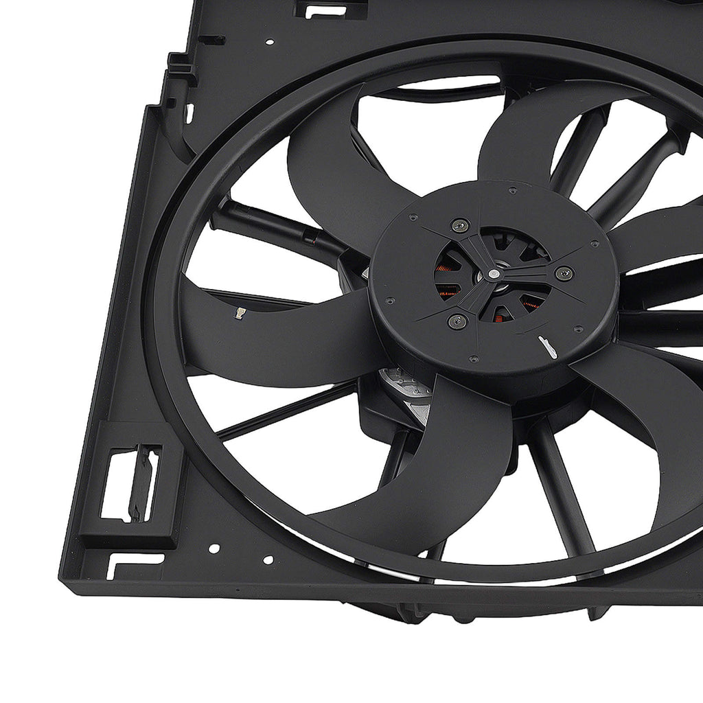Cooling Fan Assembly compatible for Jaguar XF 2013-2014 C2D38736 240W Plastic