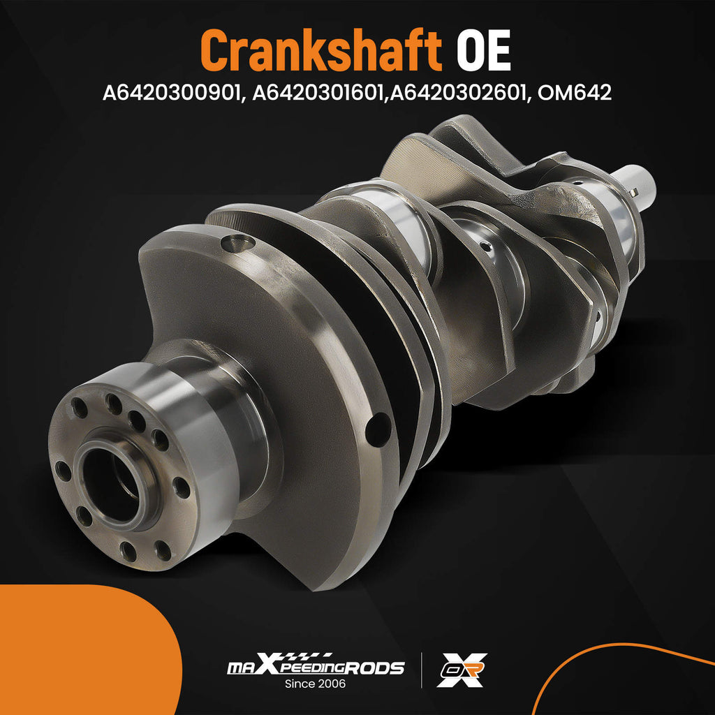 OM642 CRANKSHAFT FOR MERCEDES W204 W211 W212 3.0 DIESEL A6420302601 ALLOY STEEL
