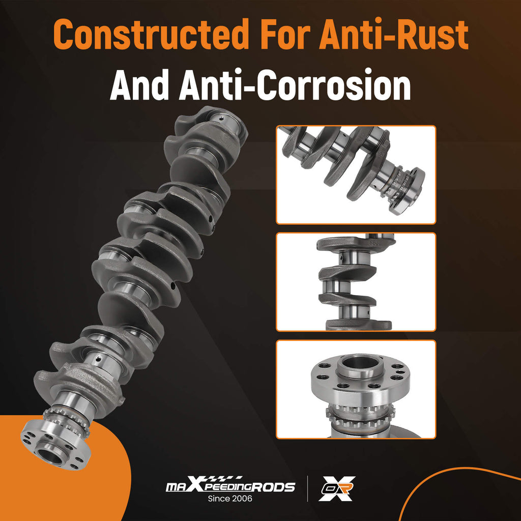 Crankshaft compatible for BMW N57 3.0L Diesel Engine 11217799970 F30 F10 F07 X5 X6 2009-19