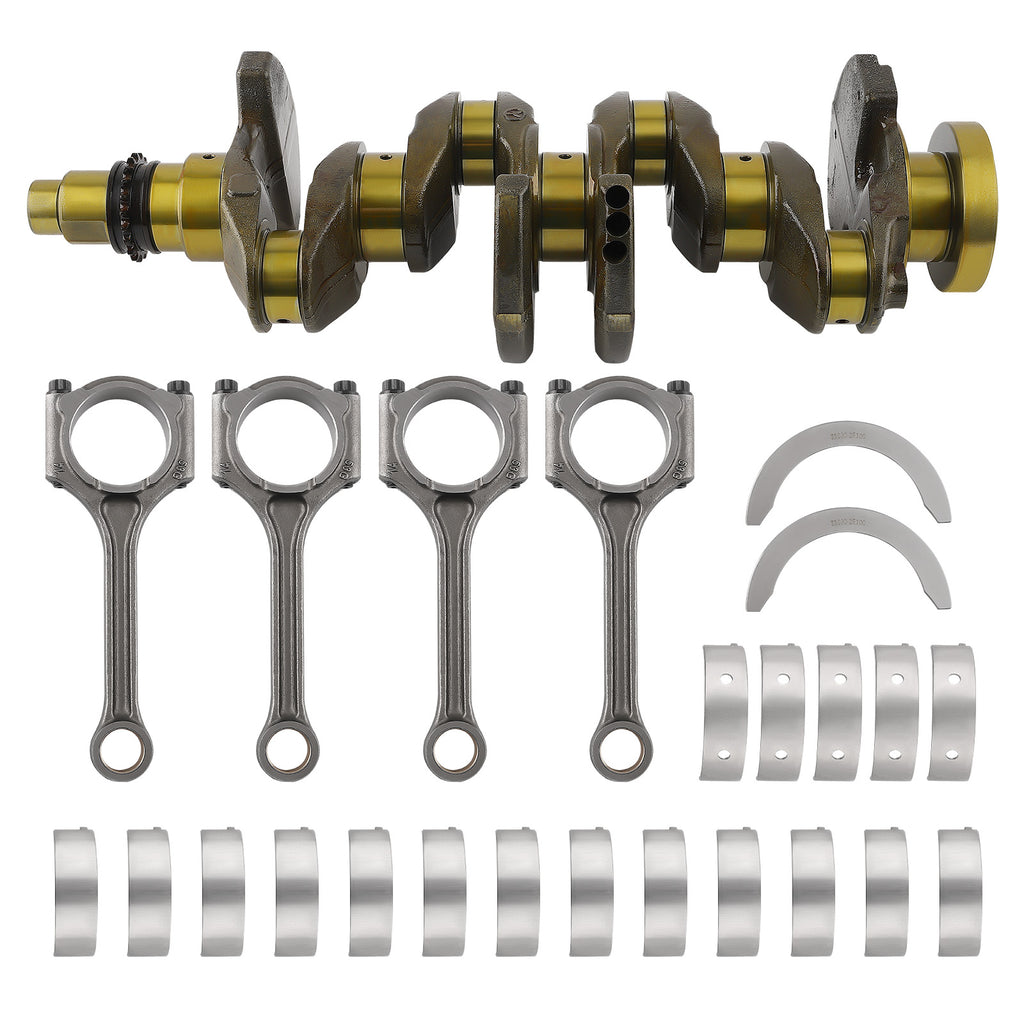 623V6-2EH00 Crankshaft ConRods Bearing Set compatible for Hyundai KIA Soul 2.0L 12-19