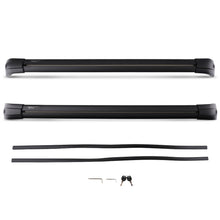 Load image into Gallery viewer, Black Aluminium Roof Cross Bars Rail Rack Pair compatibel met Ran...