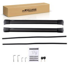 Load image into Gallery viewer, Pair Aluminium Black Roof Rack Cross Bars geschikt voor BMW X5 F15 F85 G05 F95 2013+