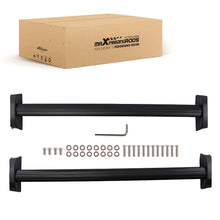 Load image into Gallery viewer, Black Roof Cross Bars Top Mount Luggage Rack Set compatibel met H...