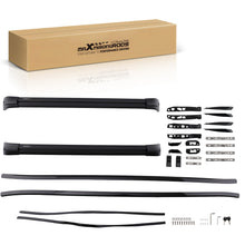 Load image into Gallery viewer, Black Cross Bar Set compatible with Range Rover L405 2013-2022 Aluminum Roof Rail