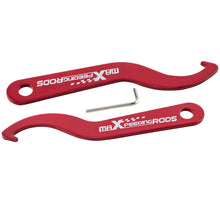Load image into Gallery viewer, 2x Llave inglesa de acero de ajuste de acero for rendimiento Coilovers rojo