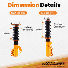 Load image into Gallery viewer, MaXpeedingrods Street Coilovers Kit compatible for Toyota Celica 90-93 Damper Adjustable