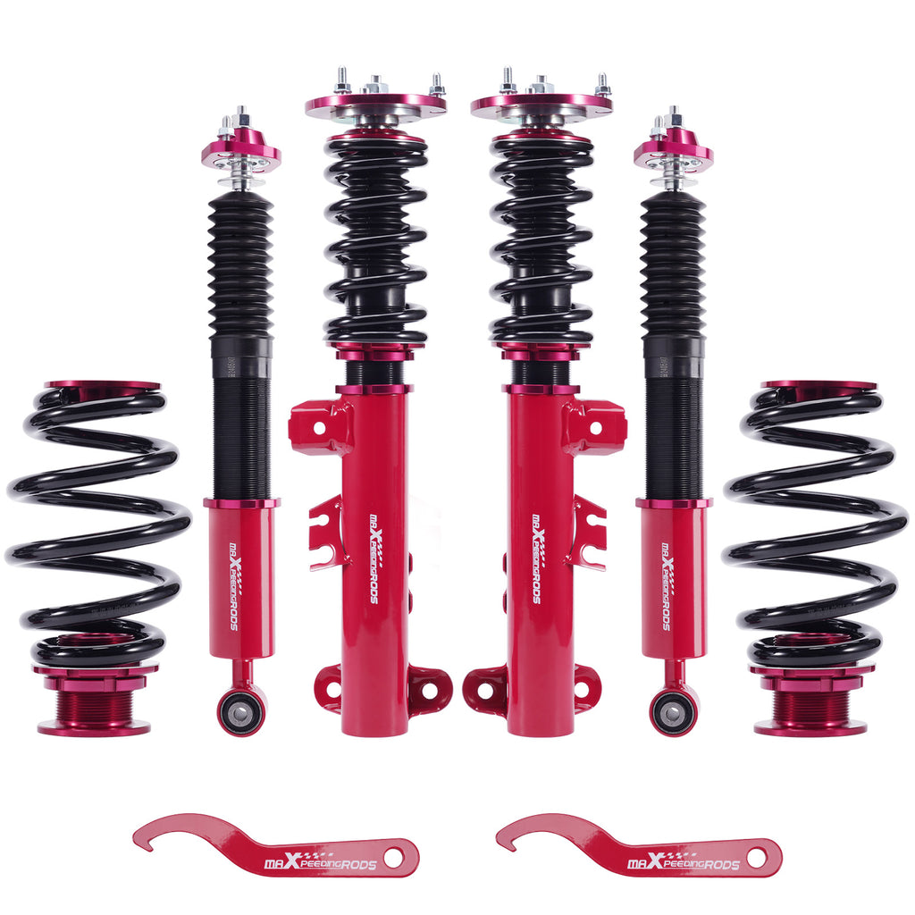 Compatible with BMW 3 Series E36 90-99 316i 320i Height Adjustable Coilover Suspension Kit Lowering Kit