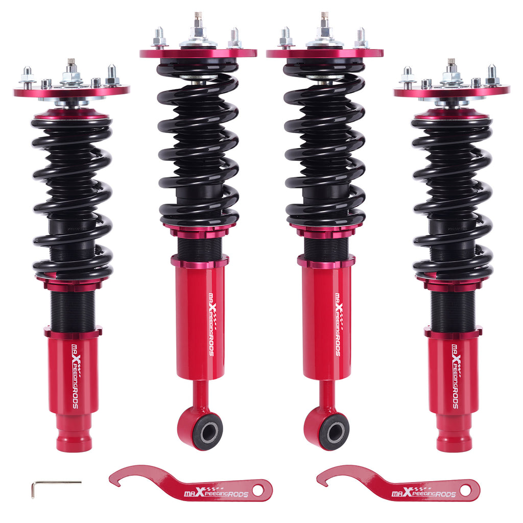 Geschikt voor Mitsubishi Eclipse 1995 -1999 Shocks Struts 24 Ways Adj. Damper Coilovers Kits Lowering Kit
