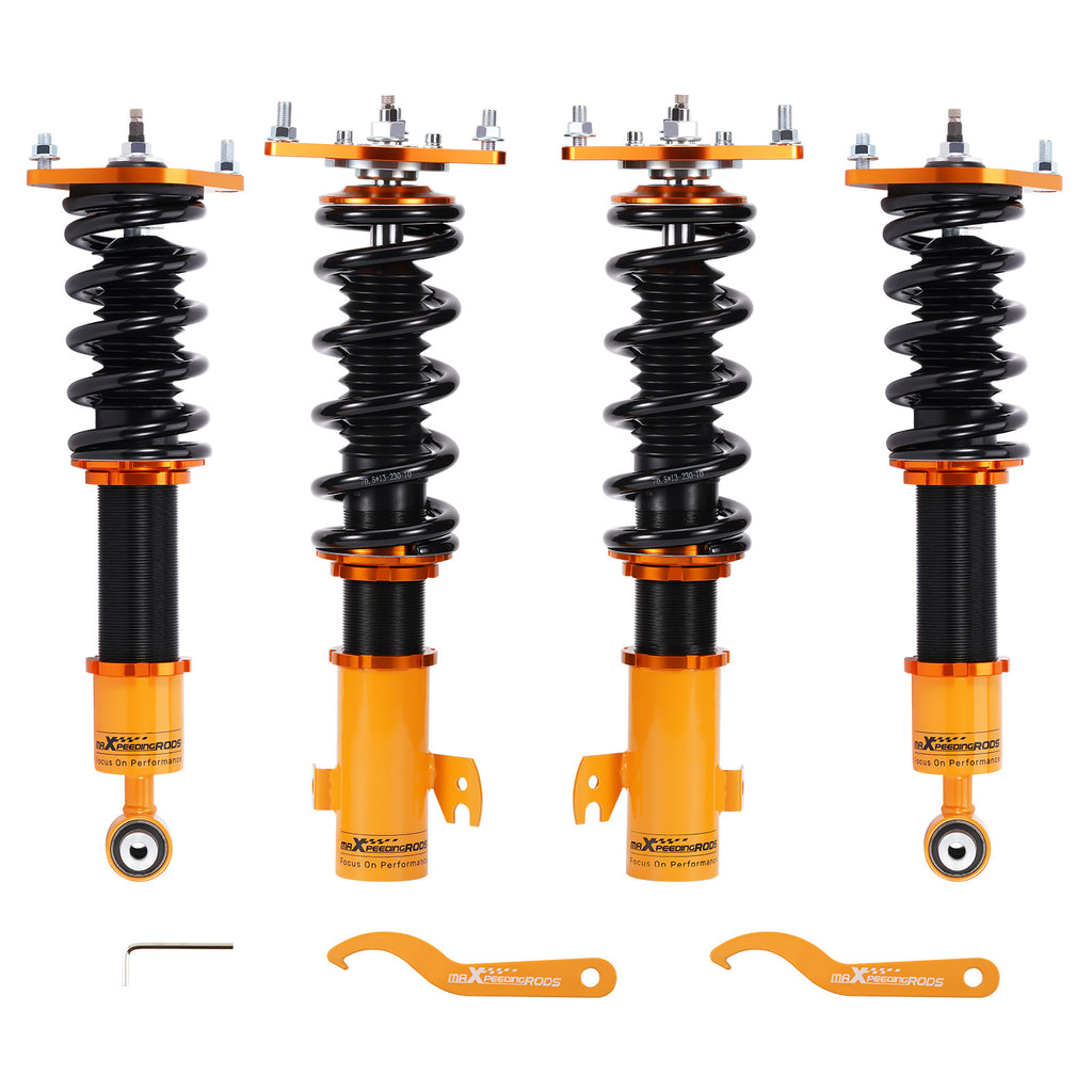 24-Wege-Dämpfer Höhenverstellung Gewindefahrwerks compatible for Subaru Forester 2009-2013