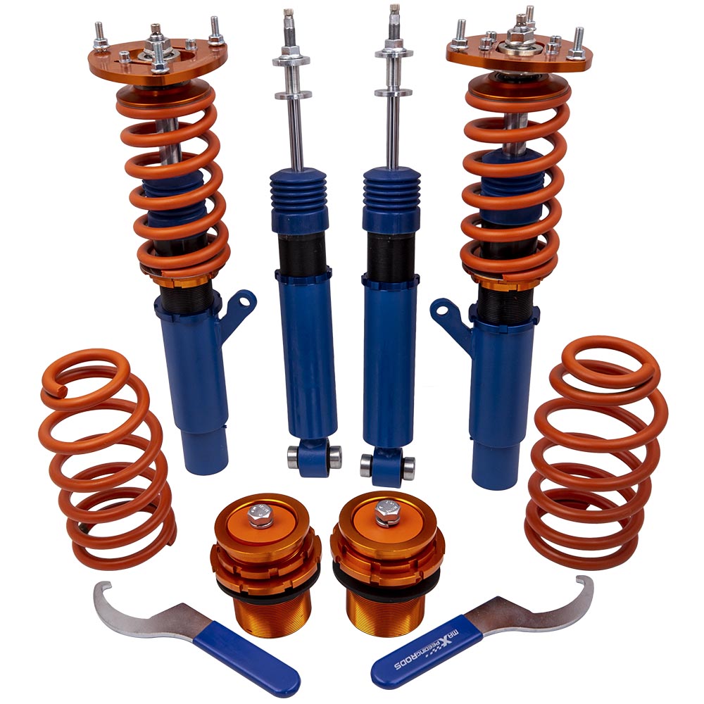 Full Set Coilover Struts Compatible with Volkswagen Golf MK7 2016-2019 Damper Adjustable Lowering Kit