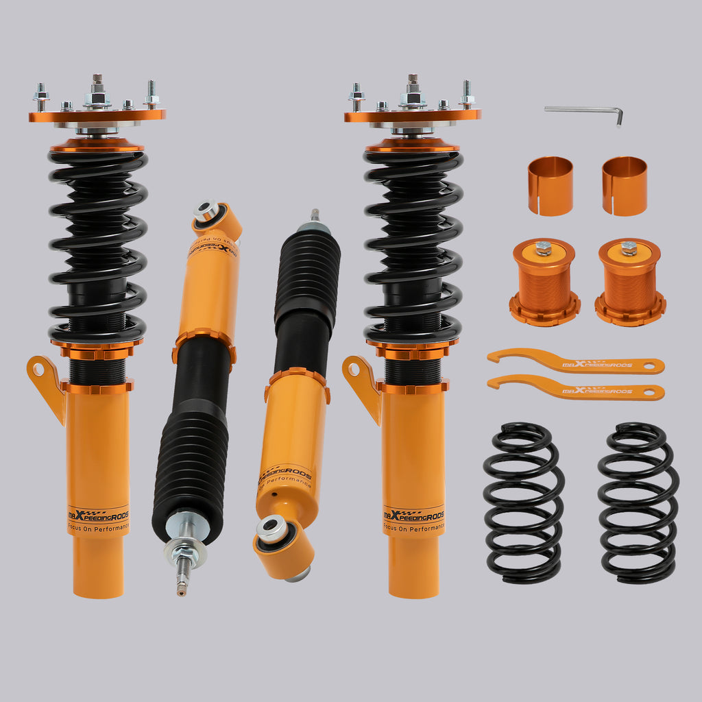 24 Dämpfungsstufen Gewindefahrwerk compatible for VW Golf 7 5G1 BE1 compatible for Seat Leon Mk3 2012-2019