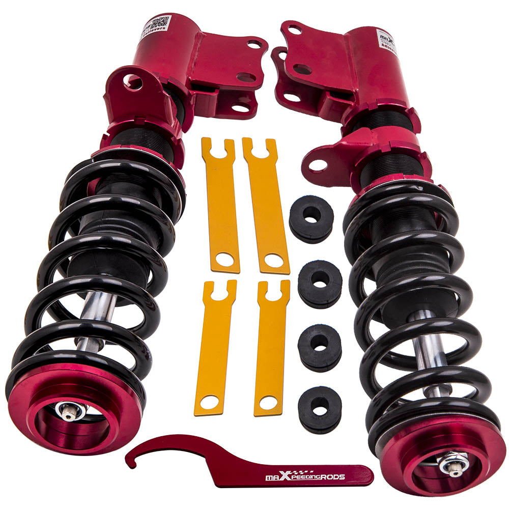 2x Adjustable Front Coilover geschikt voor Holden Commodore VT VX VY VZ 97-07 Coilovers Lowering Kit