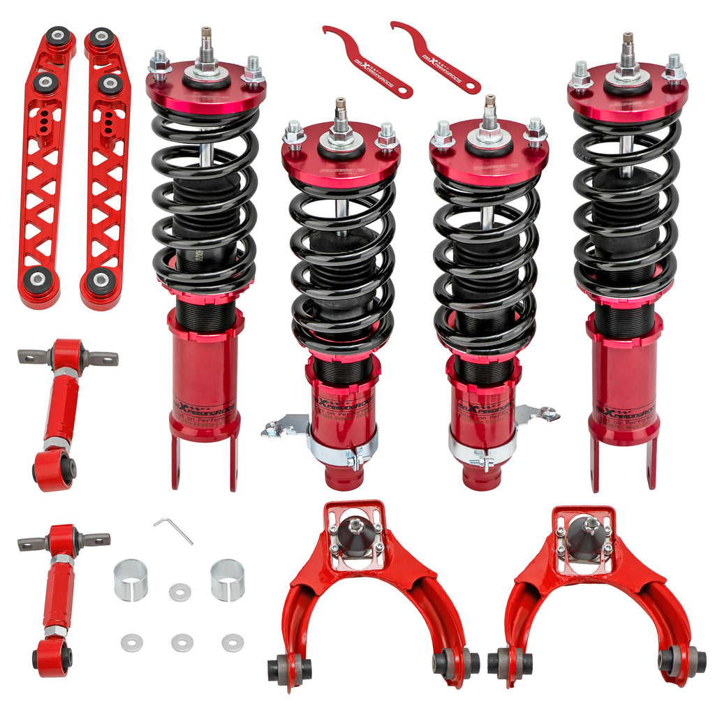 Coilovers Control Arms Kit geschikt voor Honda Civic EK EJ EM 1996-2000 Adjustable