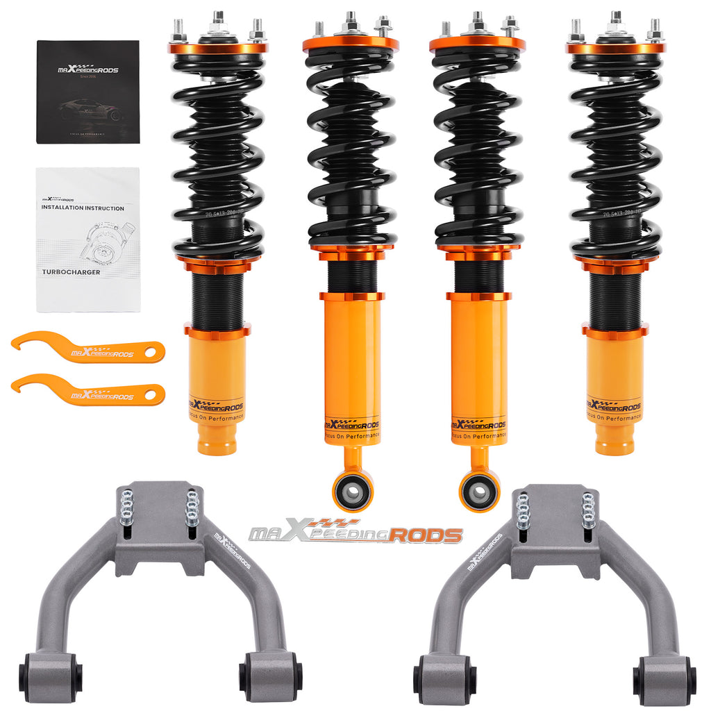 Gewindefahrwerk + 2x Querlenker compatible for Honda CR-V I RD1-RD3 FWDAWD 1996-2001