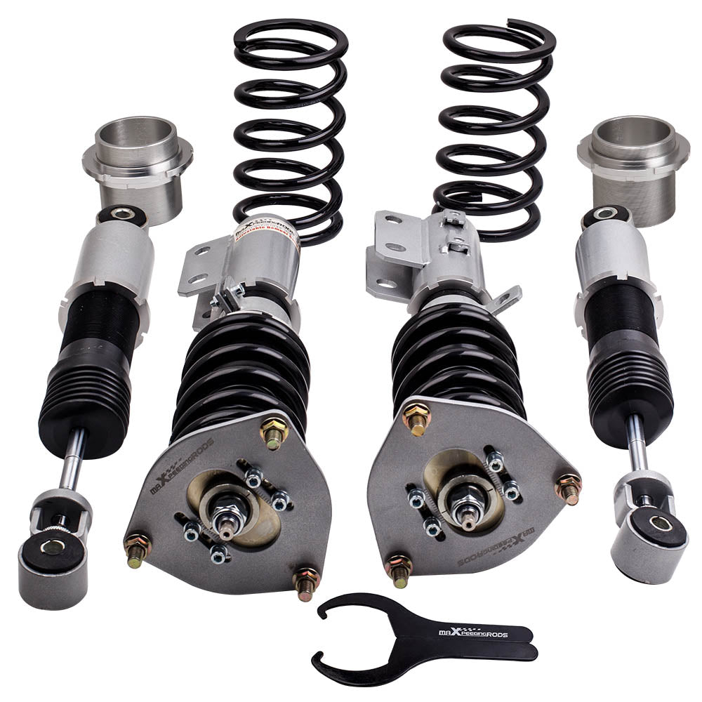 Coilovers Kit geschikt voor Hyundai Veloster 2013-2015 Adj. Damper Coils and Struts Grey Lowering Kit