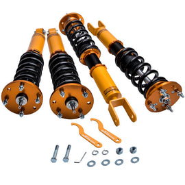 4 stuks Schokdemper Ophangingskit geschikt voor Jaguar XF 07-15 Schroefset Shock Veerpoten Verlaging Kit