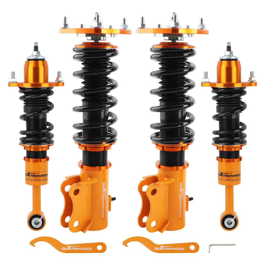 Tuning coilover kits compatible with Mitsubishi Lancer MK7 CS6A / CS7A Ralliart Lowering