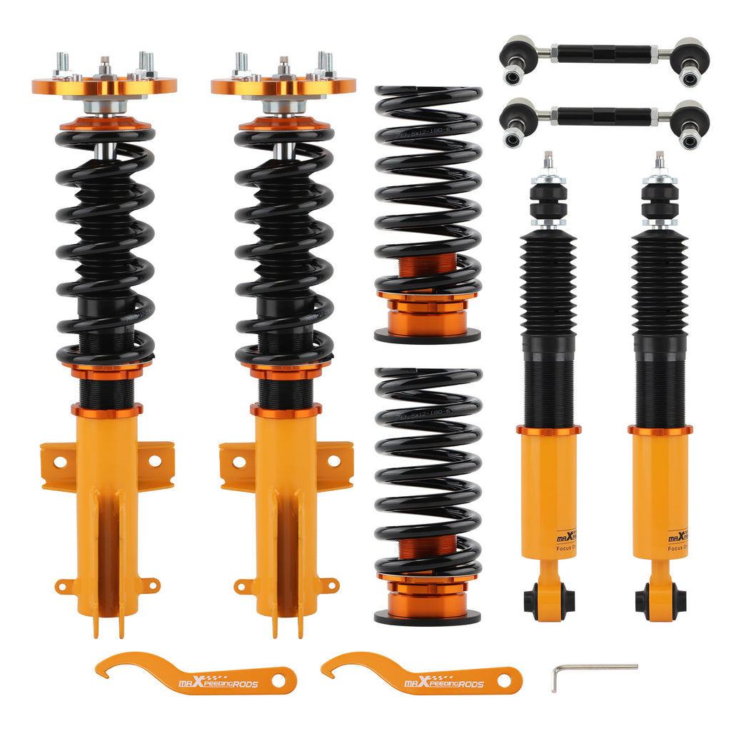 Geschikt voor Ford Mustang 4th 24 Steps Adjustable Damper 05-14 Coilovers Suspension Kits Lowering Kit