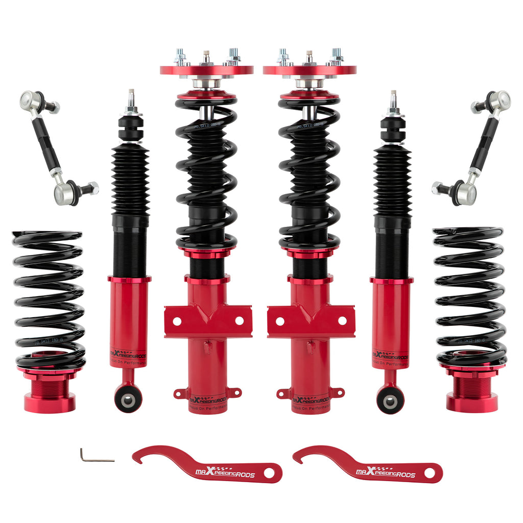 2005 - 2014 geschikt voor Ford Mustang 24 Ways Adjustable Damper Suspension Kit Coilovers Lowering Kit